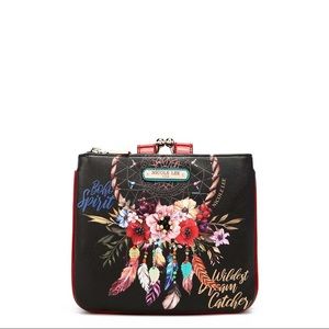 BOHEMIAN BLACK KISS LOCK CROSSBODY BAG